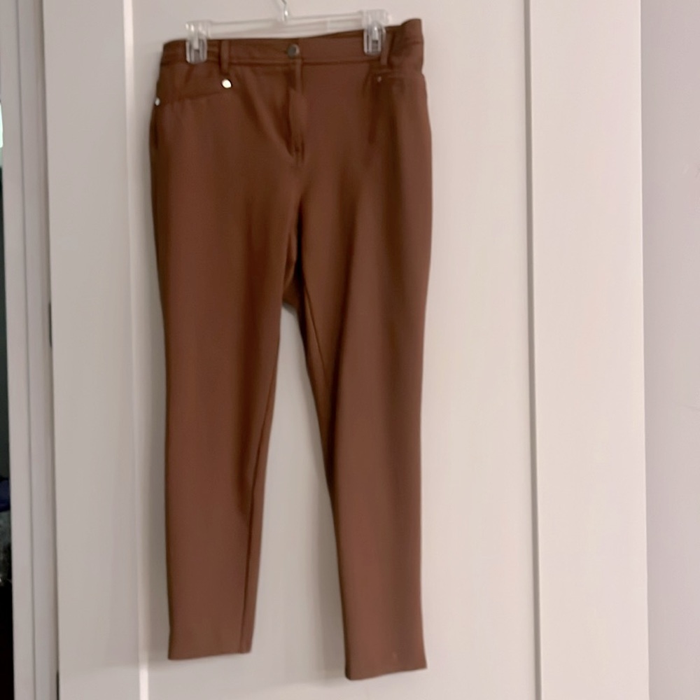 Chico’s So Slimming Pants brown (butterscotch) size 1/ US 8